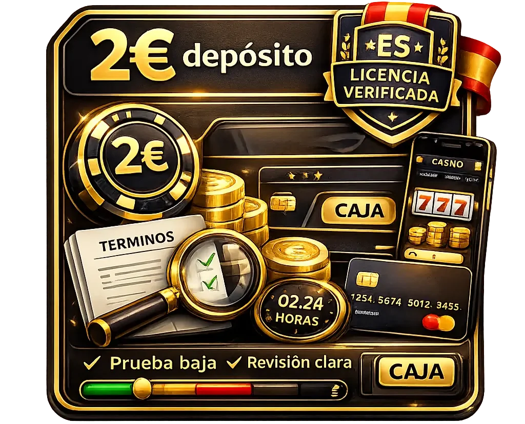 Casinos con depósito mínimo de 2 euros