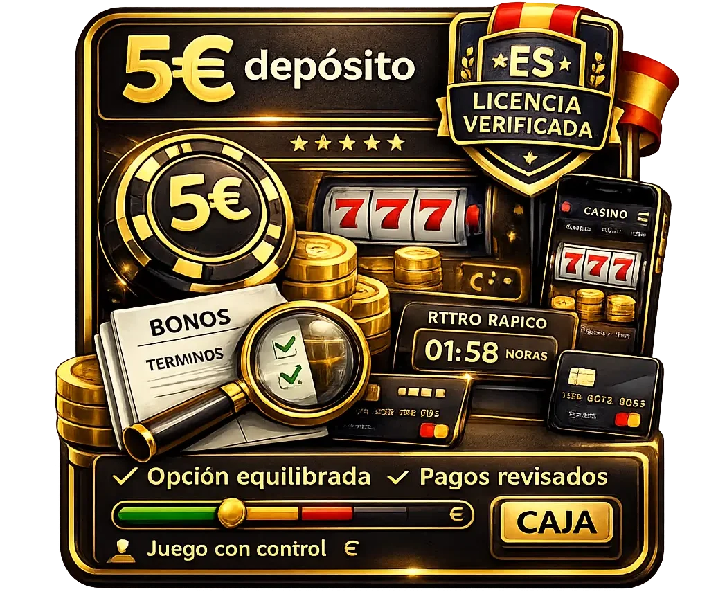 Casinos con depósito mínimo de 5 euros