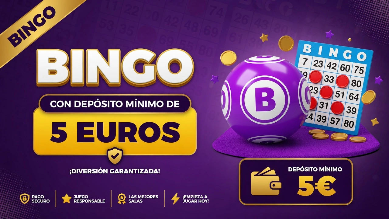 Bingo con depósito mínimo de 5 euros