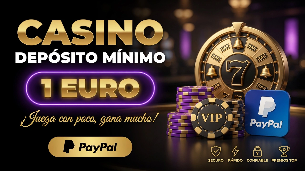 Casino depósito mínimo 1 euro PayPal: el caso especial